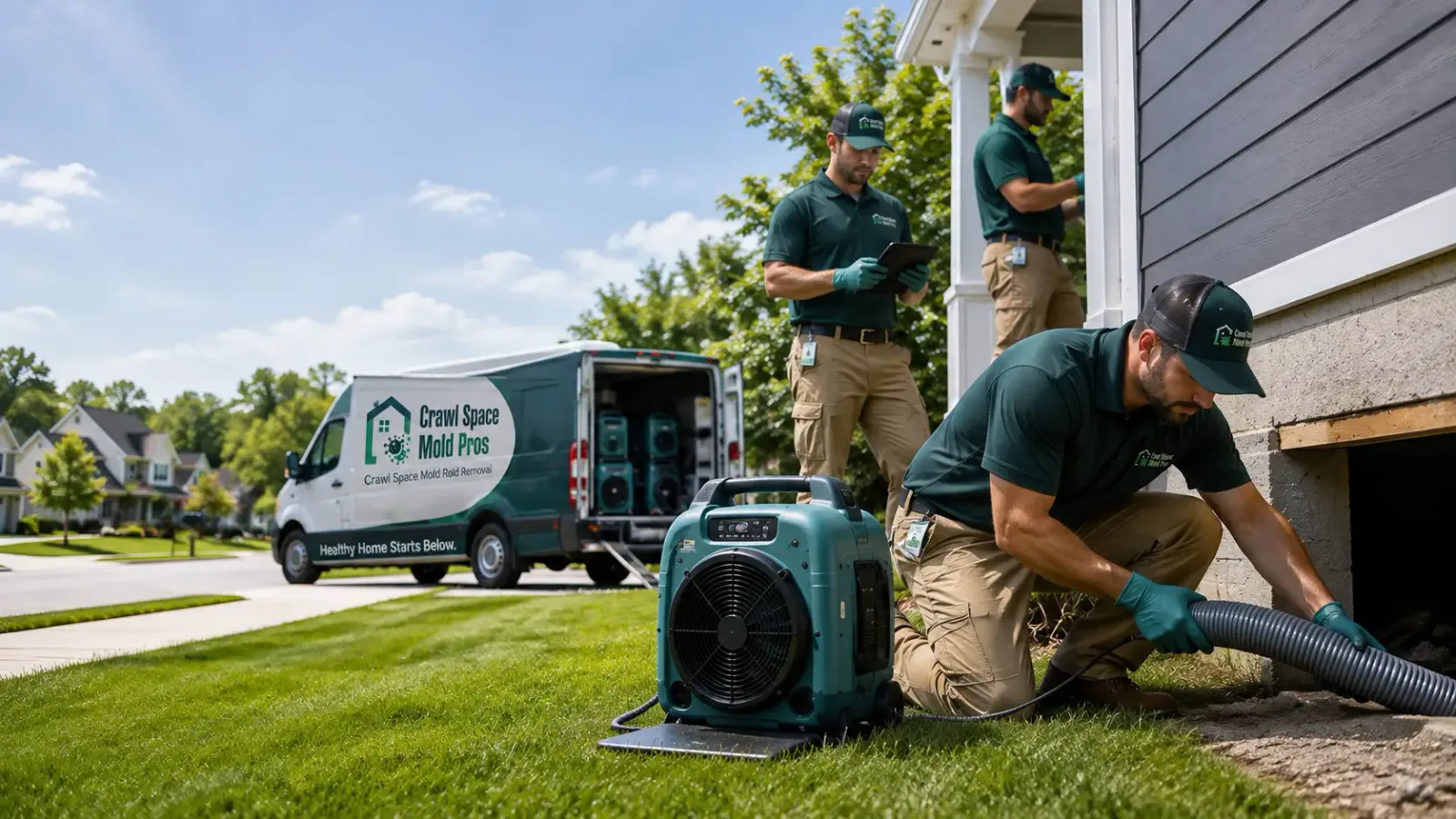 Crawl Space Mold Removal in Coshocton, OH